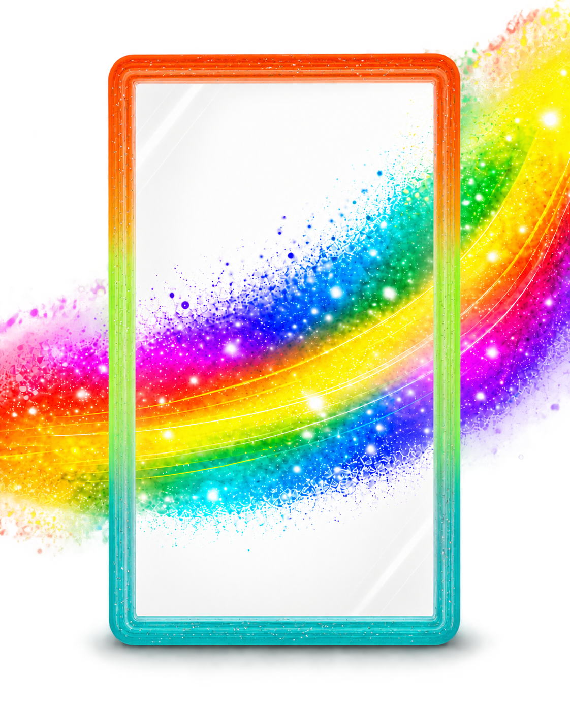 SlabGuard Shield Orange & Green & Blue Gradient