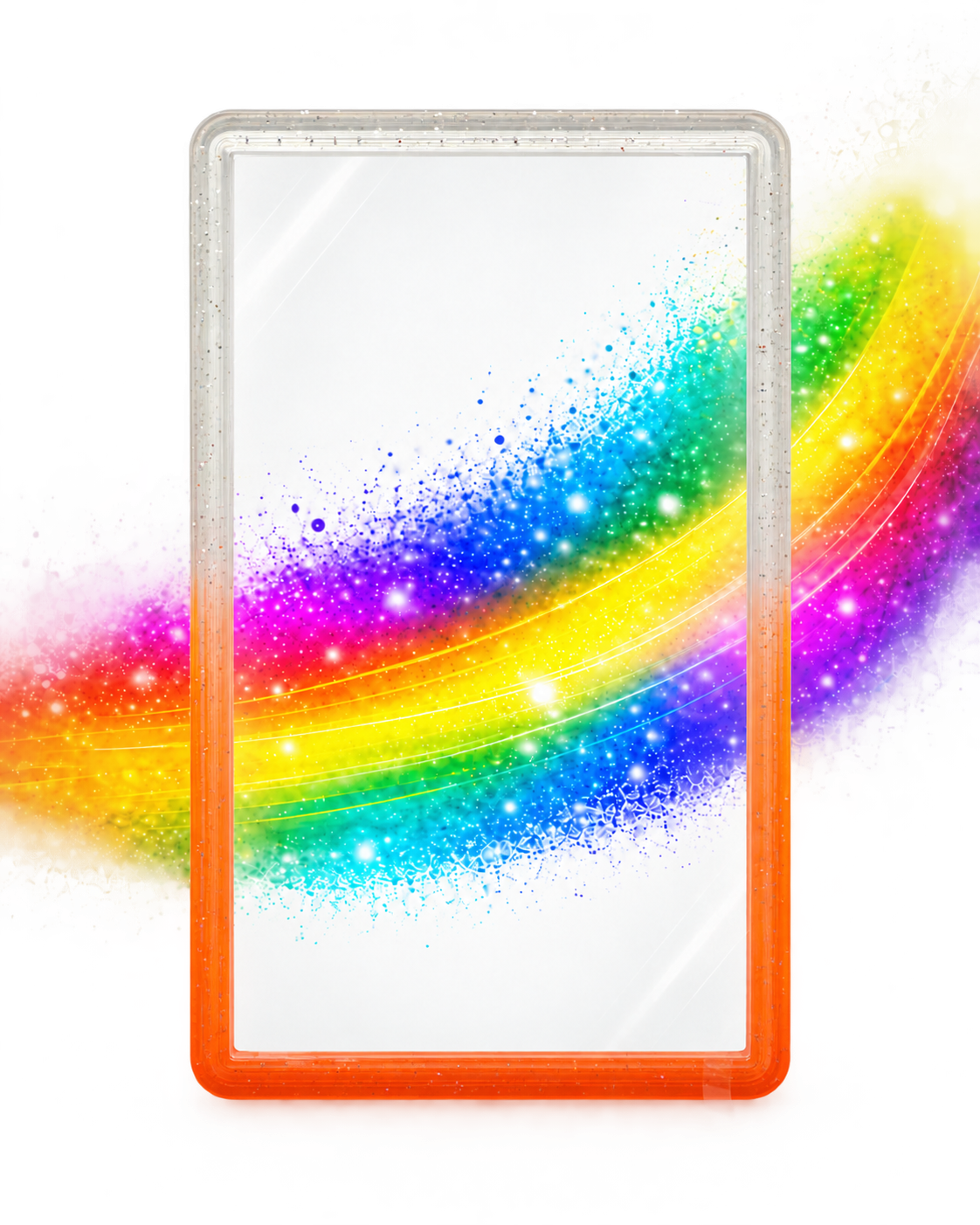 SlabGuard Shield Clear & Orange Gradient