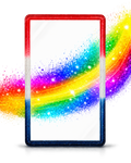 SlabGuard Shield Red & White & Blue Gradient