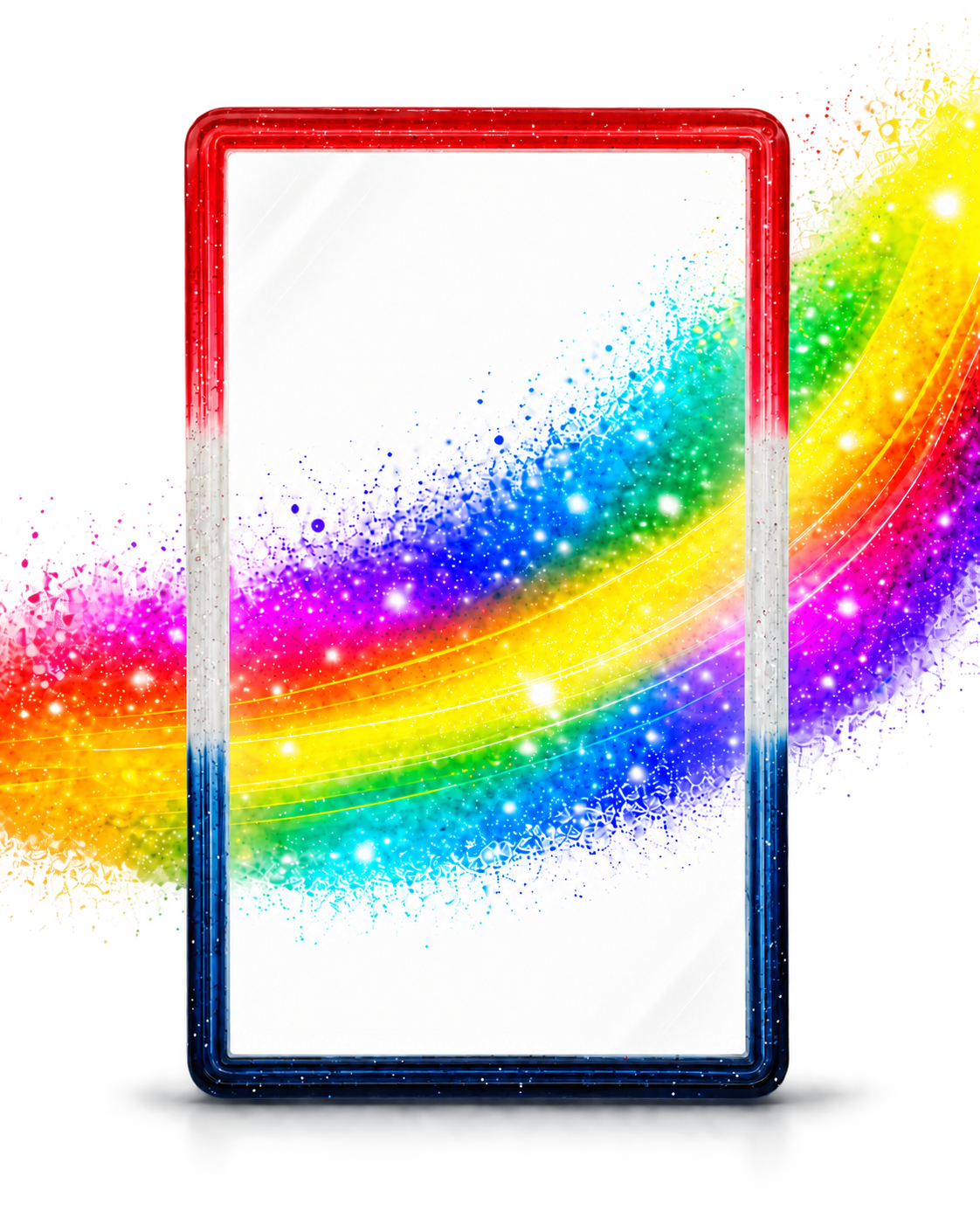 SlabGuard Shield Red & White & Blue Gradient